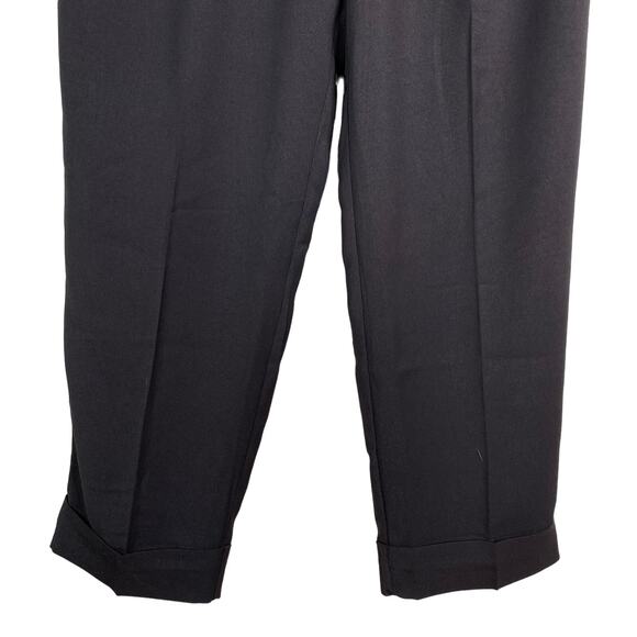 Do + Be Collection Pants Large Black Gold Buttons Pockets Stretch Cuffed New - Picture 13 of 13